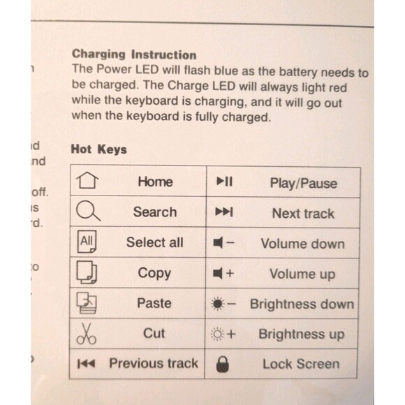 Wireless Keyboard Portable Detachable  Magnetic Case Cable new in box no manual - Picture 8 of 12
